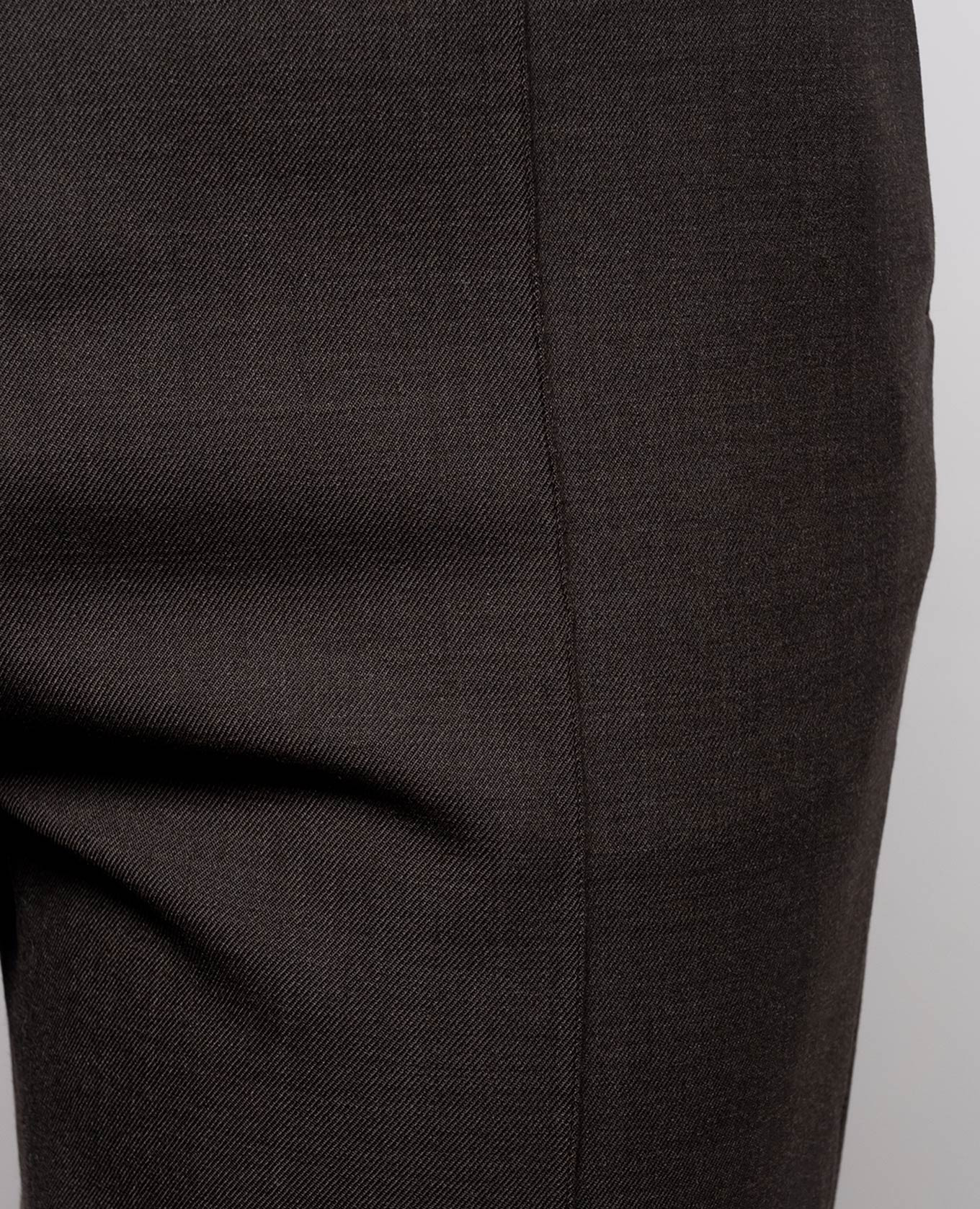 Brown MALKA LDS wool trousers Loulou de Saison 5