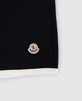 Moncler ENFANT Children's blue shorts with logo L19548H0000289AKM810