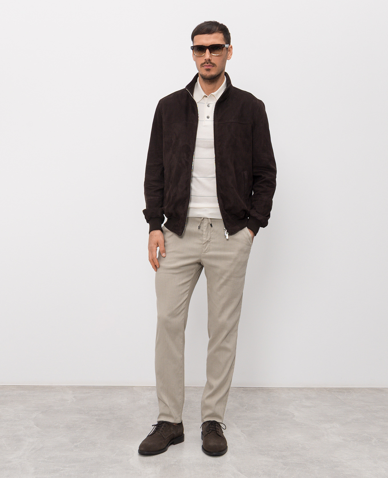 

Green linen pants Enrico Mandelli