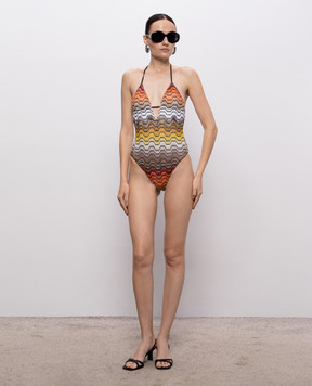 Missoni Geometric pattern swimsuit with lurex MC24SP00BR015D