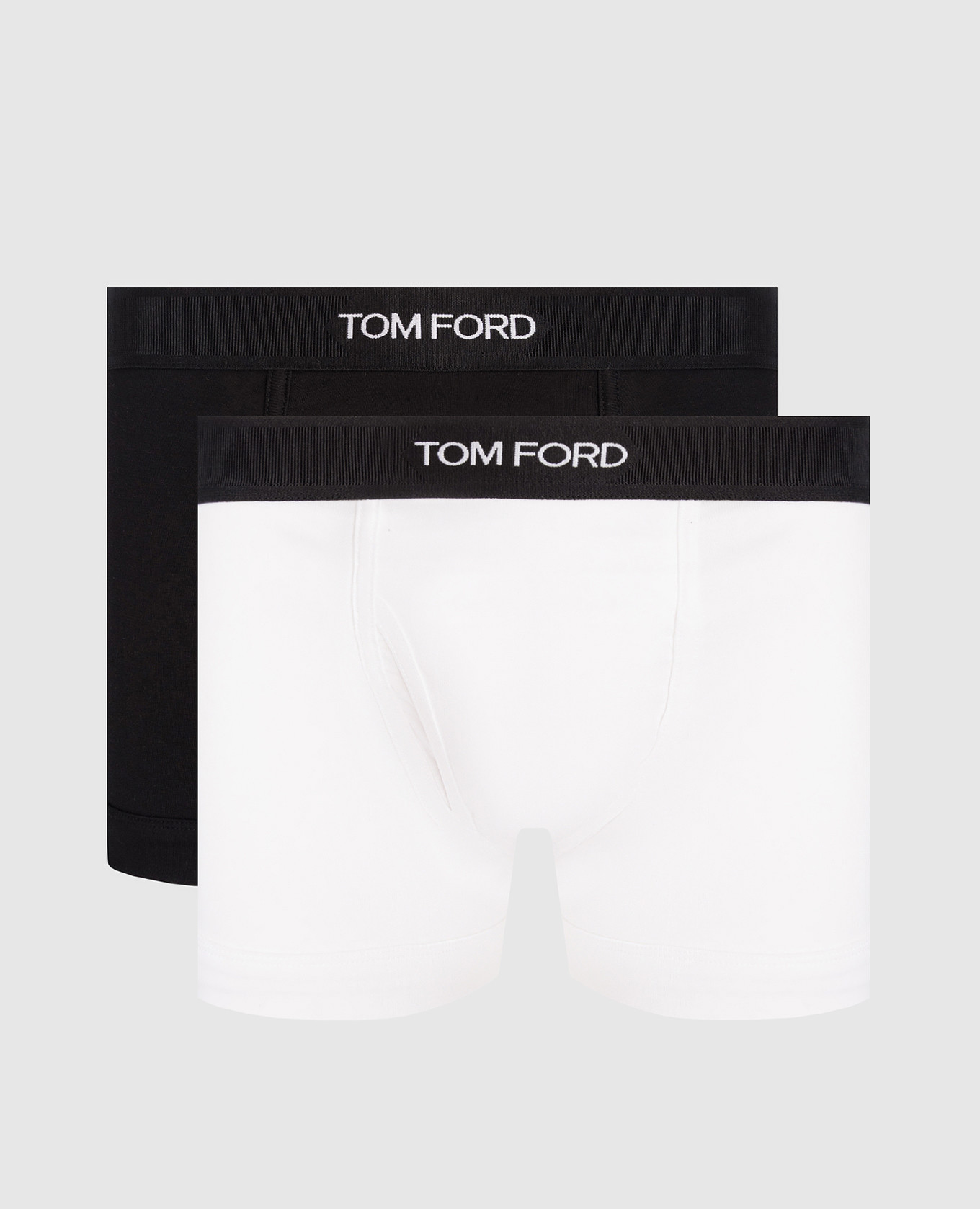 Set of briefs with logo pattern