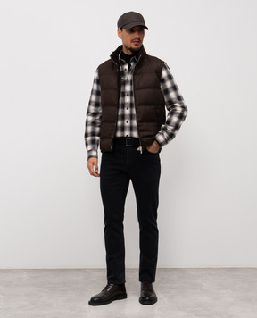 Cashmere&Whiskey Black merino wool sweater 97397