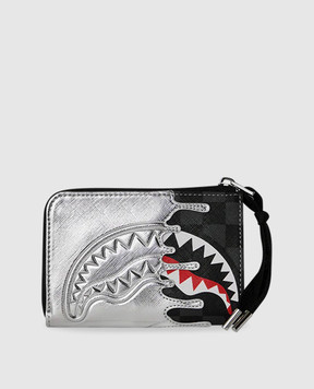 Sprayground CHROME SPECTRE children's wallet with logo 910W8931NSZ