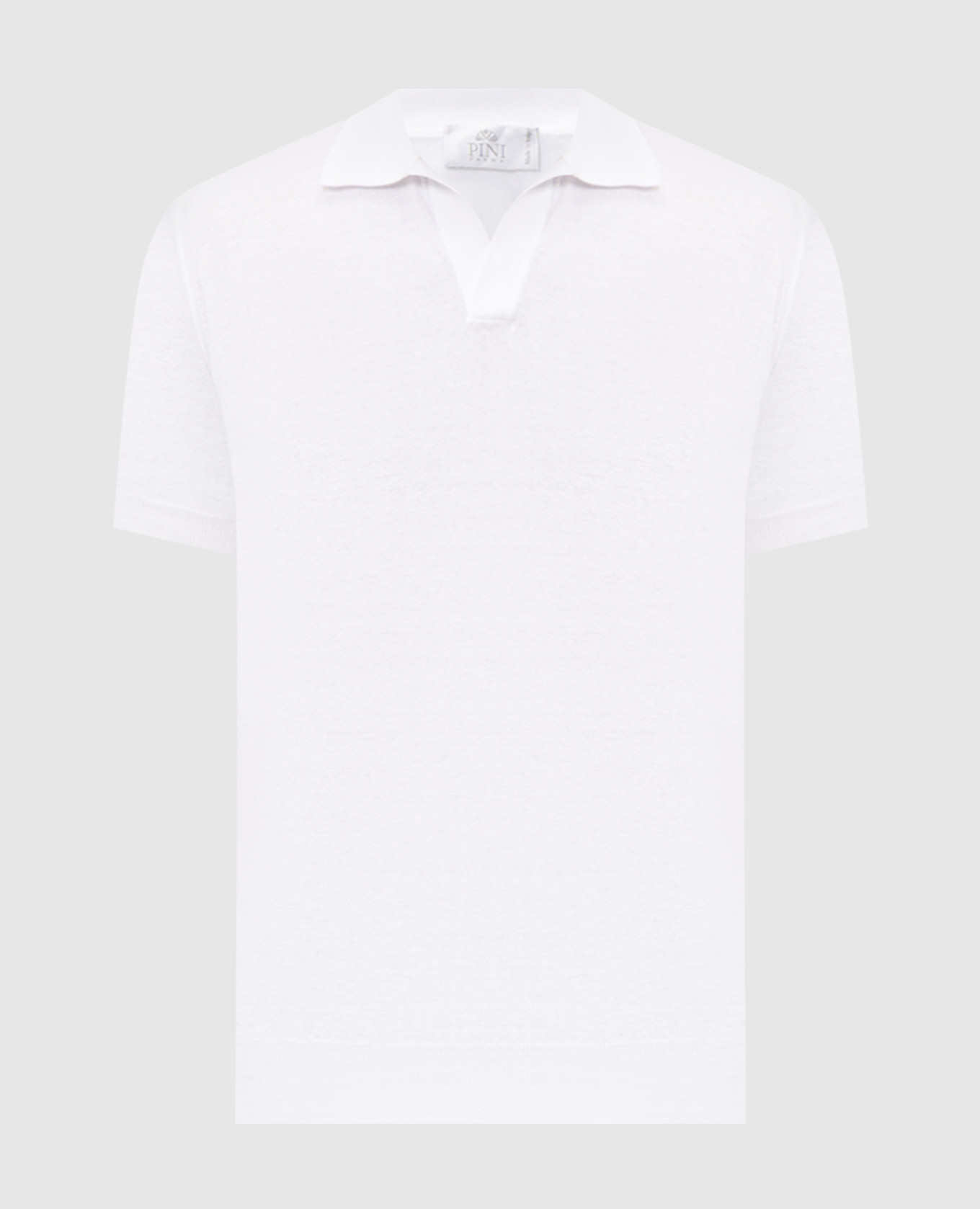 White cotton polo shirt Pini Parma