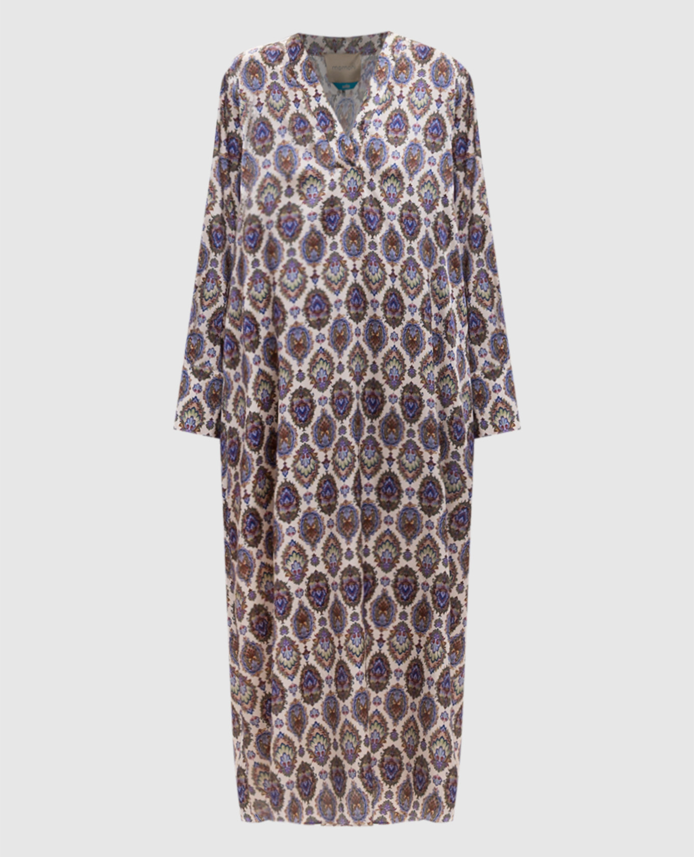 Amara ivory silk midi dress Momoni