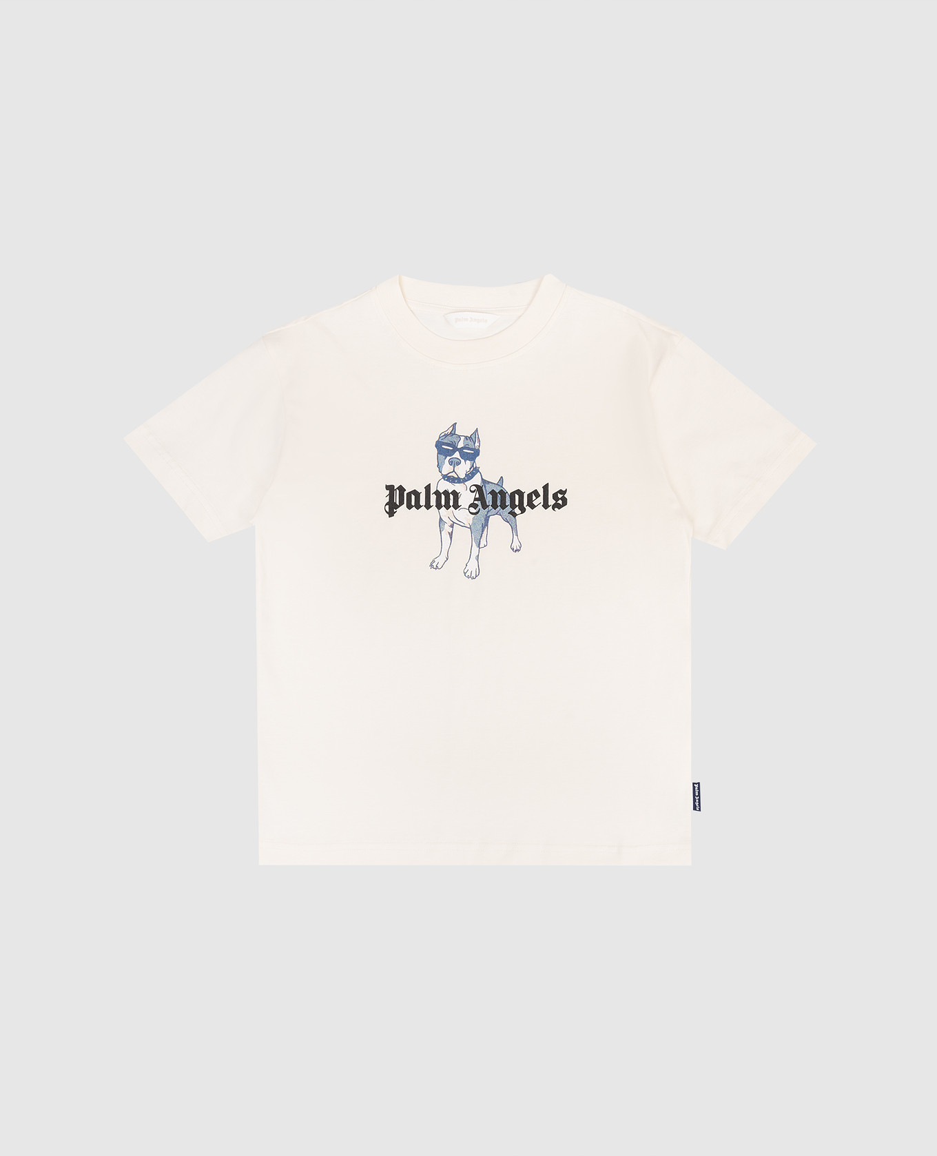 

Children's ivory T-shirt with branded print Palm Angels, Beige