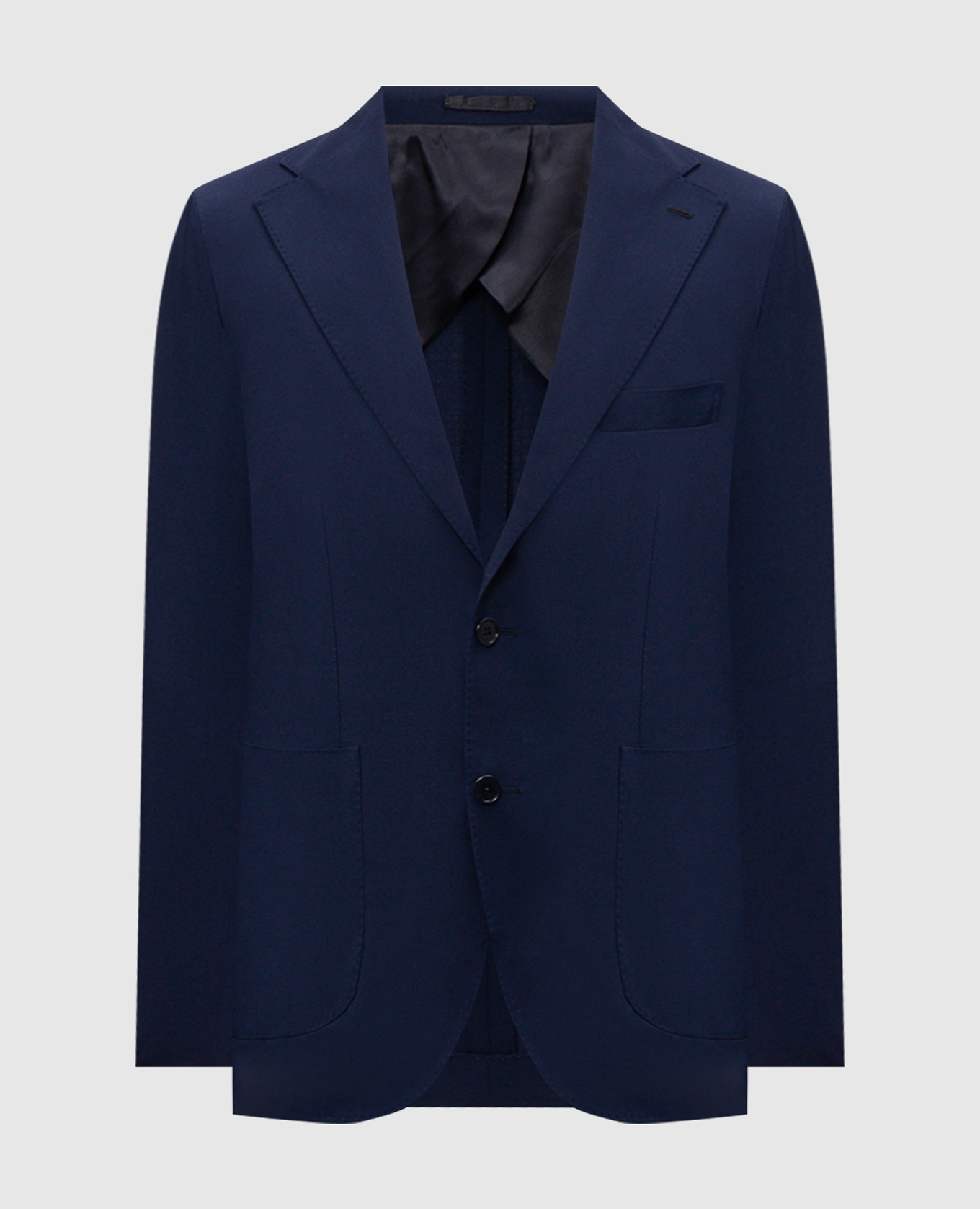 Blue wool jacket