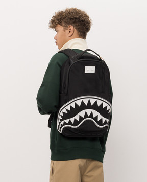 Sprayground SHARK CENTRAL 2 children's black backpack 910B9634NSZ
