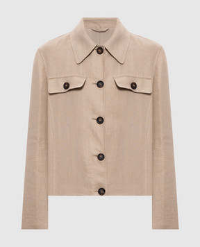 Brunello Cucinelli Beige linen jacket MH5277581