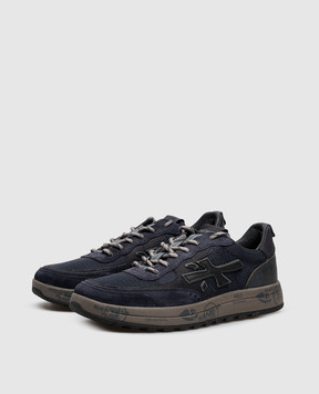 Premiata Blue Nous combination sneakers NOUS