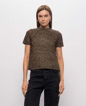 3.1 Phillip Lim Brown top with wool F26170634MWB