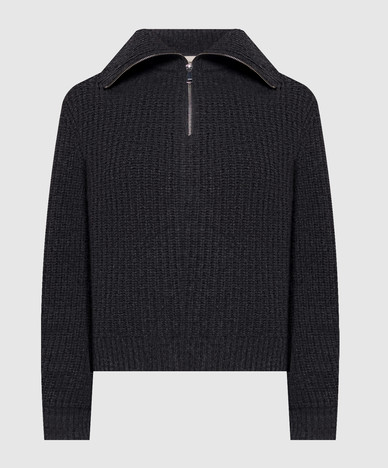 Gray LASER wool sweater