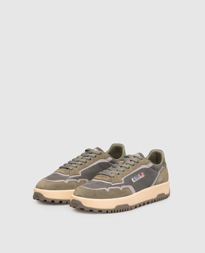 AUTRY Green WILDPACE combination sneakers LDLMAK02