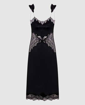 The Attico Black dress with an open back 261WCW00315MIX108AA