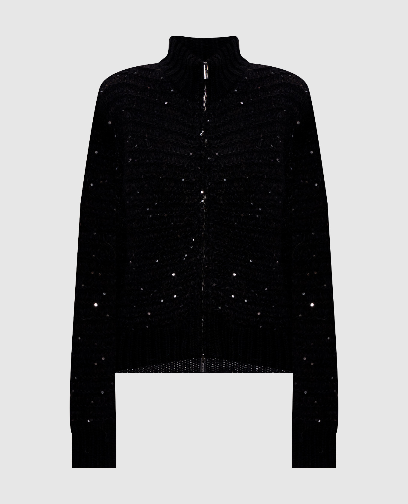 

Black alpaca wool cardigan Peserico