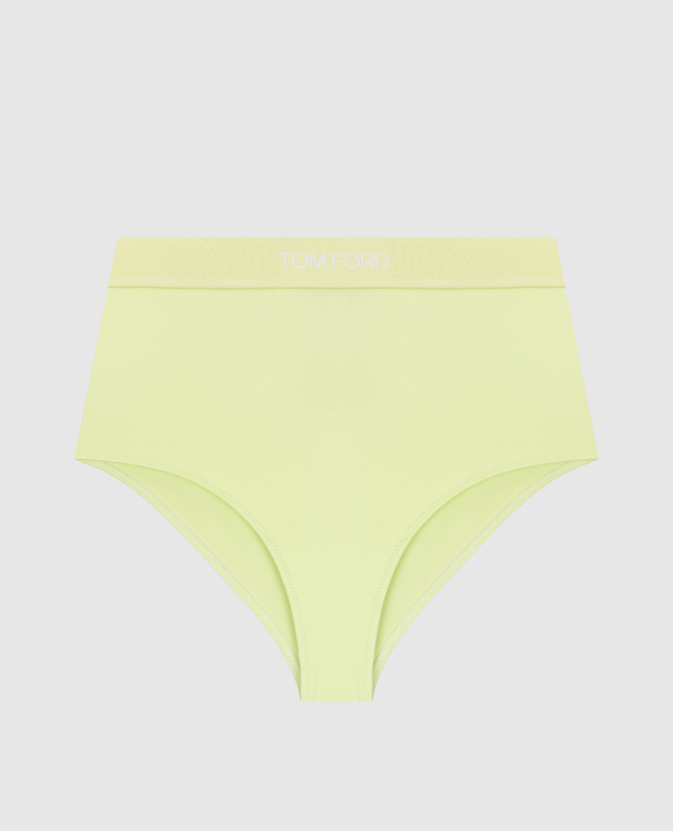 Green high-rise panties