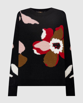 Twinset Black sweater with wool 262AT3021