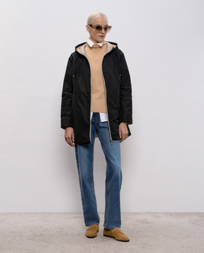 Herno Black reversible down jacket PI002221D12483Z