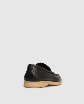Lanciotti De Verzi Black leather loafers FELIXVITELLOPEGGY