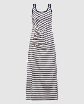Simkhai White striped midi dress 3261030MJ