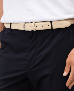 Pini Parma Beige suede belt BELTSUEBEI