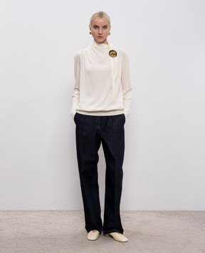 Jil Sander White wool sweater J01GP0130J14828