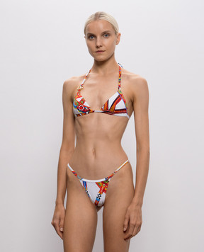 Dolce&Gabbana White monogram swimsuit O8B76JON0IE