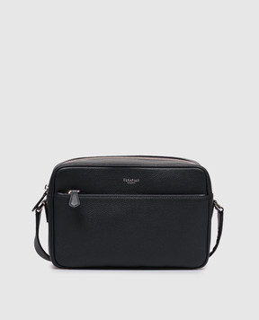 Serapian EAST WEST dark blue leather bag SRCMOMML735925A021