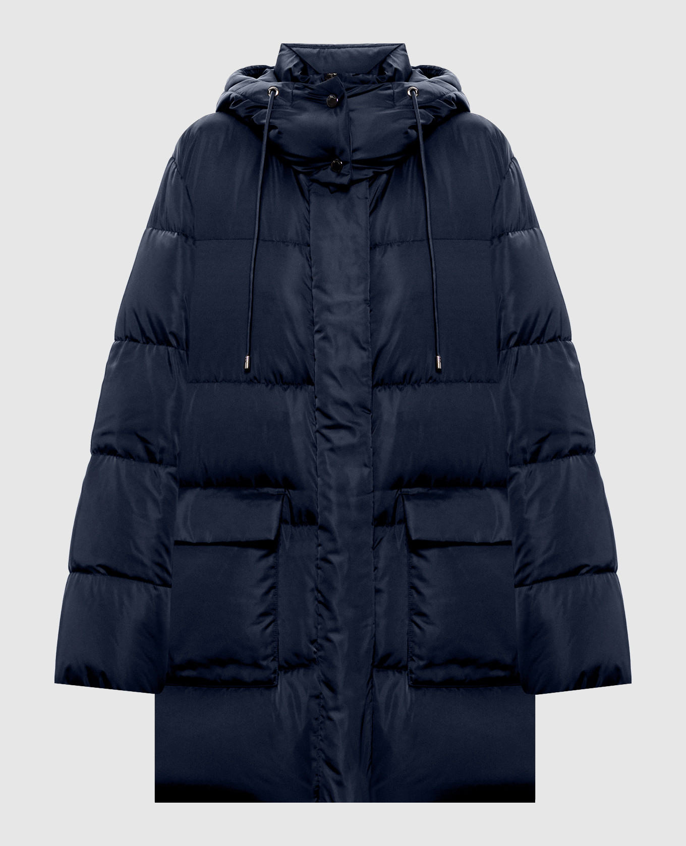 Blue down jacket