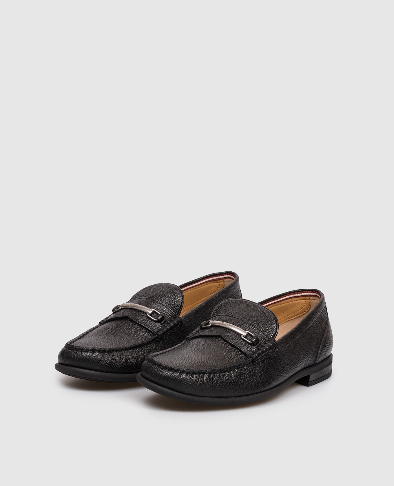 

Drift black leather loafers Bally