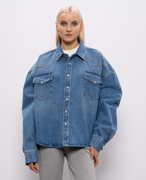 Vetements Blue denim shirt ME76DS073N4