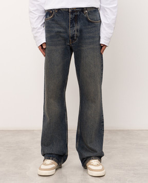 Off-White Blue jeans with Half Arrow print 44MYA19DF26D005