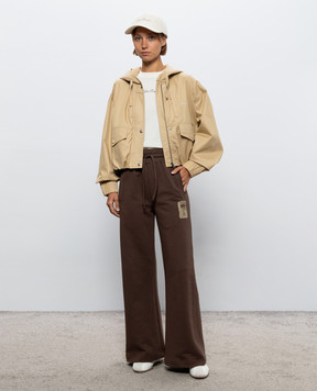 Palm Angels Brown sweatpants PAWCH002FL003