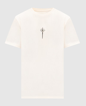 Riotdivision Beige T-shirt Trident Of Blades RDTRDBLDTS