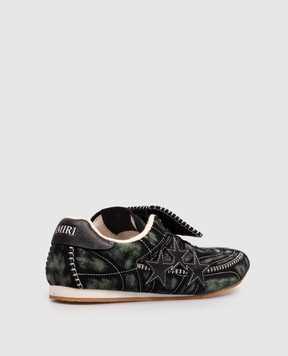 AMIRI Black suede Pacific sneakers AMSNSN1103
