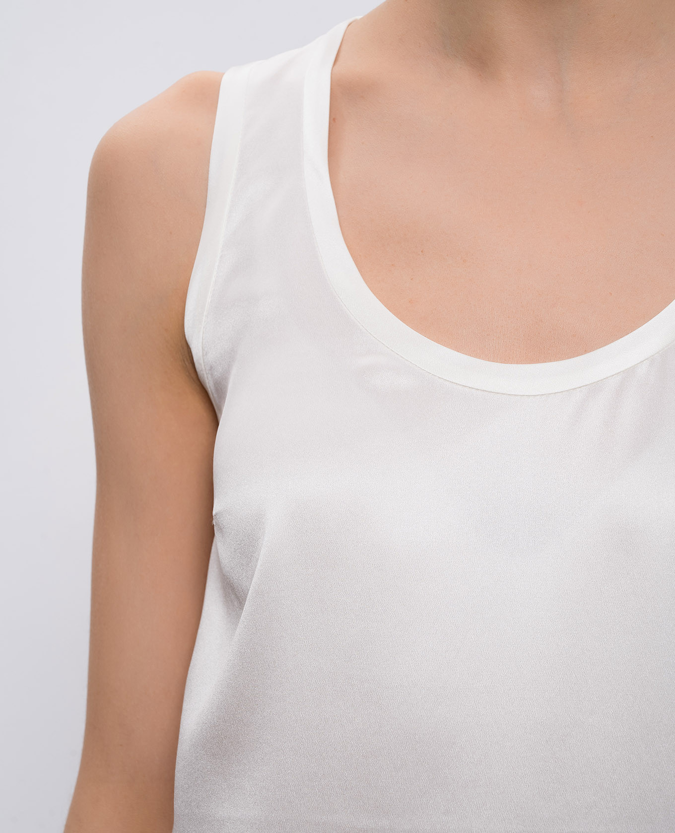 White silk top Brunello Cucinelli 5