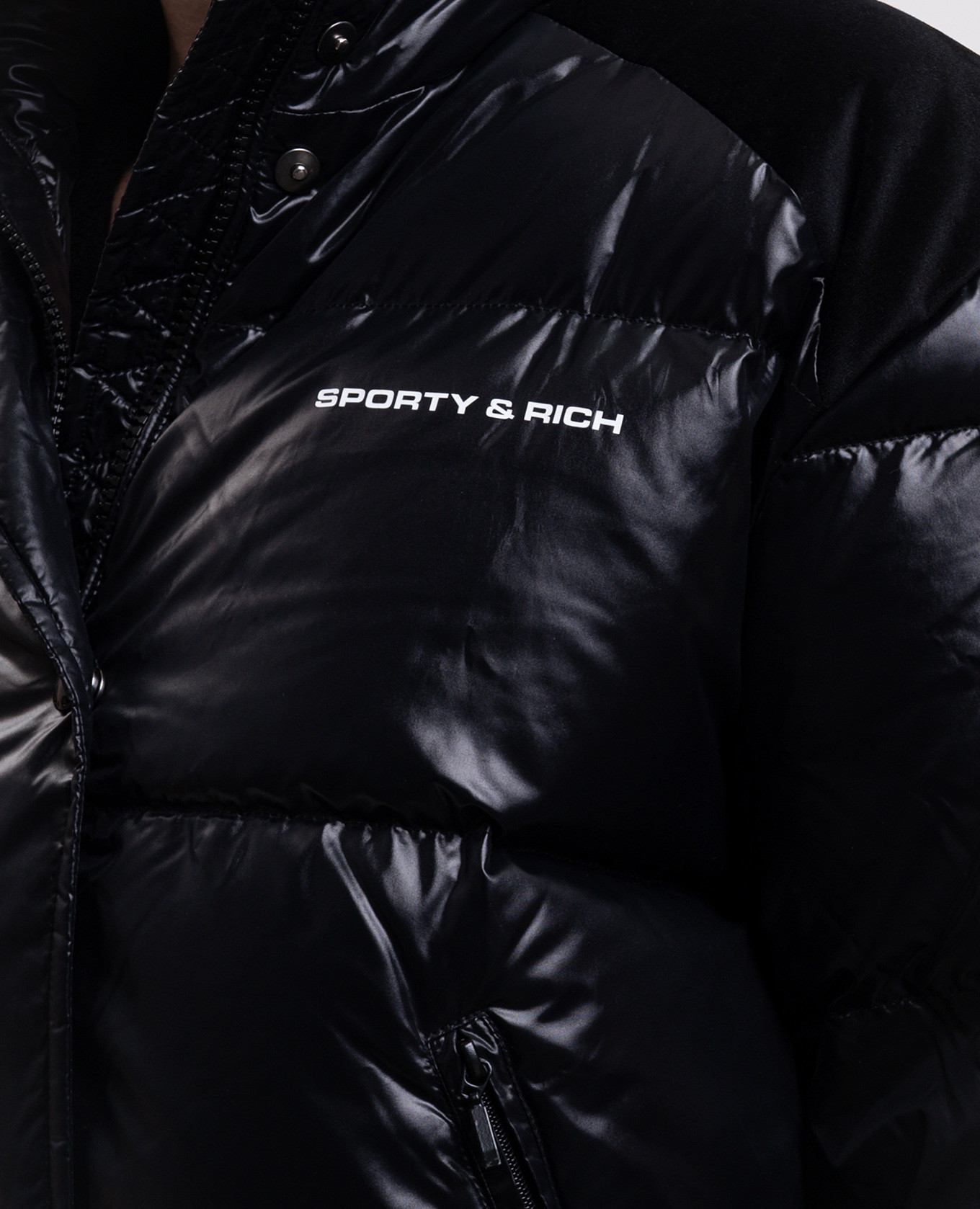 Black down jacket Sporty & Rich 5