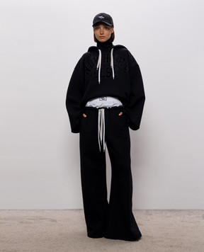 SSHEENA Puff black insulated track pants 26FWPUFFBTF26011