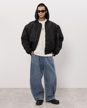 Vetements Ivory T-shirt with print MH27TR196W