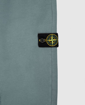 Stone Island Children's blue sports pants L2S166200003S0A201012