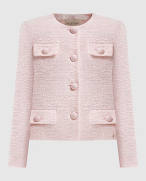 Valentino Pink tweed jacket 9B3CE615A99