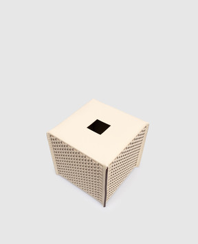 Treesseci Beige leather napkin holder HILTON HI71AAV