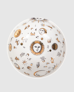 Fornasetti White porcelain salad bowl Astronomici P47Z004