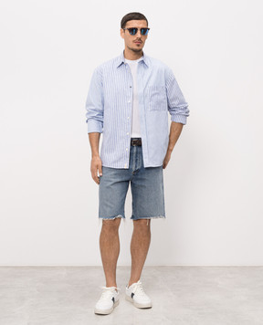 AGOLDE Anson blue denim shorts A6761371
