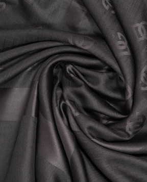 Dolce&Gabbana Gray silk and cashmere scarf FS209AGDD0W