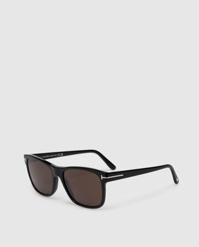 Tom Ford Giulio black sunglasses with logo FT0698