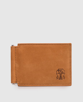 Brunello Cucinelli Brown nubuck wallet MWSKBU440