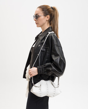 Alexander McQueen White Manta leather bag 8613741VDB1