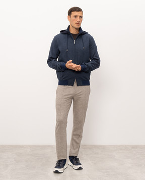 Doriani Cashmere Blue sports jacket 872CAPSTLUJ362