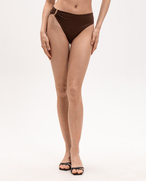 Fisico Brown swimsuit panties FS85M0